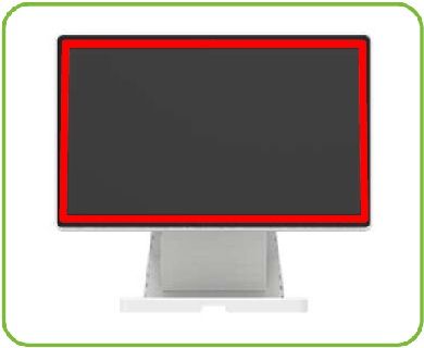 15,6” Full HD Touchscreen mit ultra-schlankem Profil